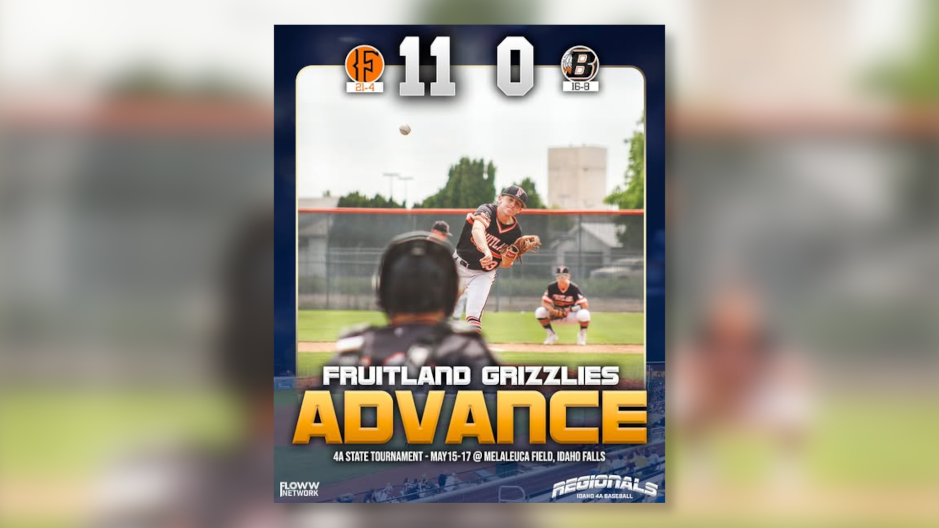 PERFECT SEASON CONTINUES: FRUITLAND ADVANCES TO STATE WITH DOMINANT 11-0 WIN OVER BUHL
