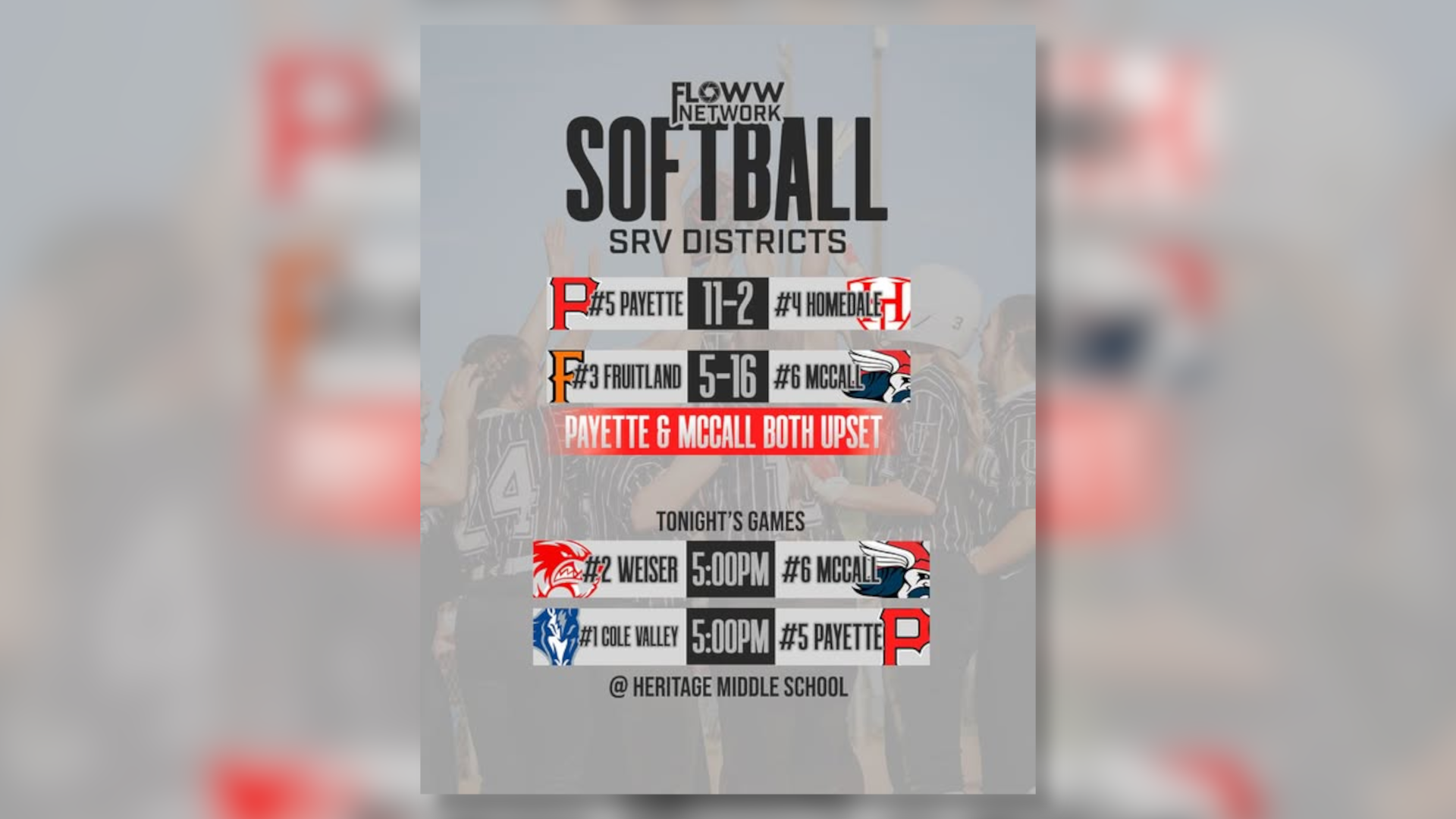 SRV SOFTBALL DISTRICTS: DAY 1 RECAP & SEMIFINALS