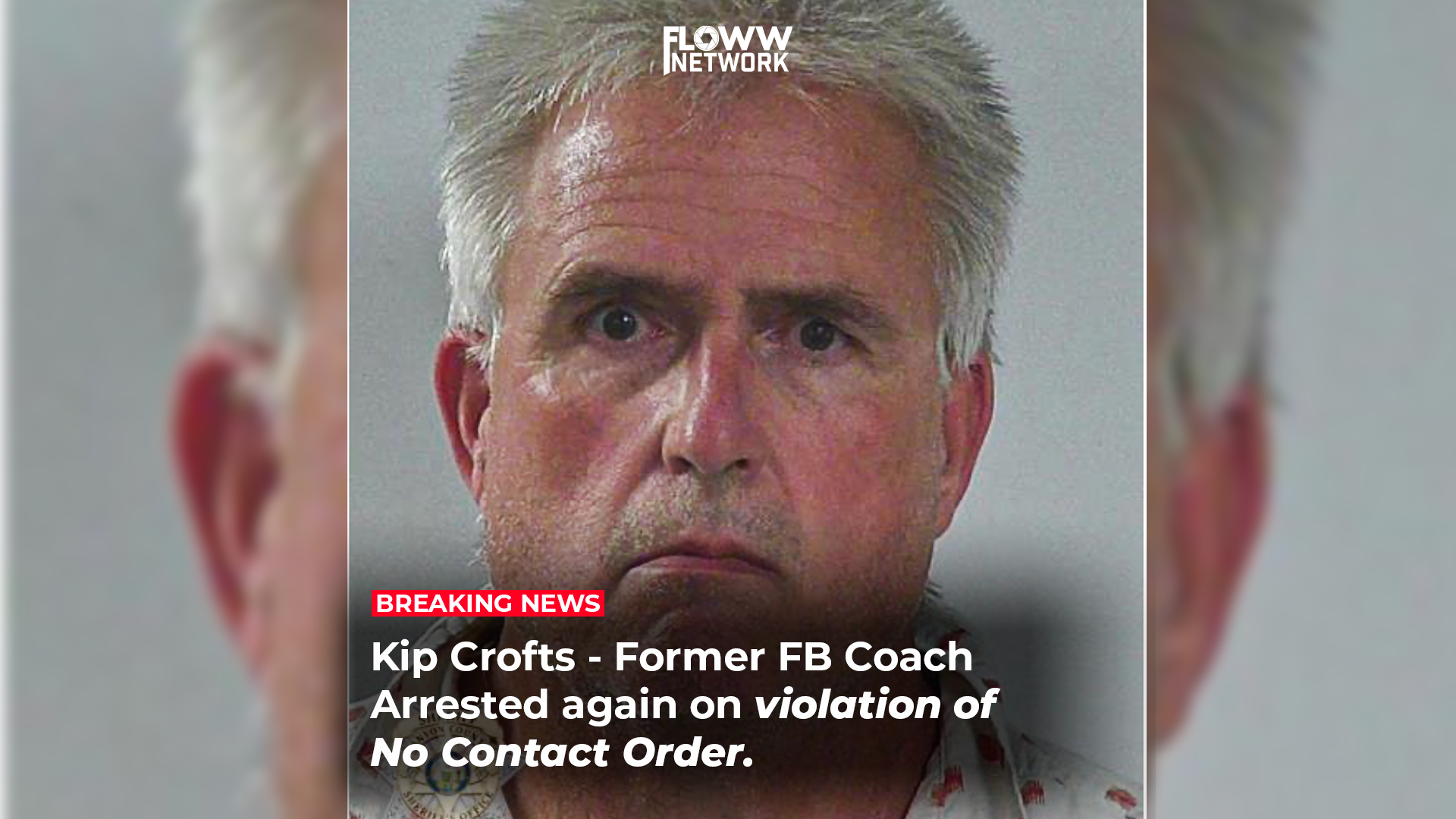 Former Coach Kip Crofts Back in Jail for Violating Order